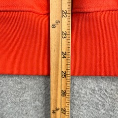 Champion Reverse Weave Sweatshirt Small Bright Orange Casual Logo Mens