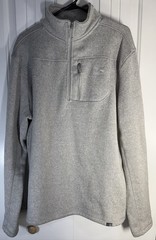 Karrimor Men’s Gray Fleece Polyester 1/2 Zip High Neck Sweatshirt XL
