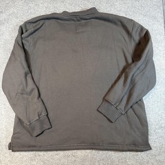 Smith’s Workwear Sweatshirt Mens 3XL Gray Sherpa Thermal Knit Henley Pullover