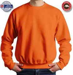 Mens Sweatshirt Heavy Blend 100% Cotton Plain Jumper Casual Very High Quality