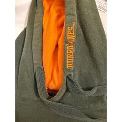 Old Varsity Brand Miami Hurricanes Hoodie Green Orange Mens Small Collegiate U