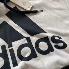 Adidas S Small Essentials Colorblock Fleece Hoodie White Legend Ink M CB HD Men