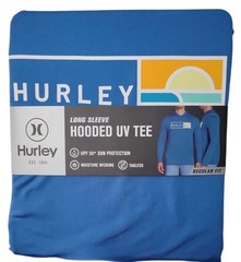 Hurley Men’s Sunny Side Hybrid Stretch Hooded UV T-Shirt