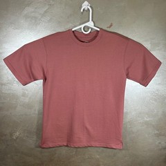 Eighty Eight Brand Mens Short Sleeve Sweatshirt Mauve Pink Crew Neck Medium NEW