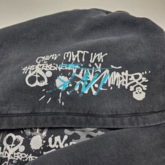 VTG The Great China Wall Hoodie Full Zip Men XXL Art Designer Los Angeles