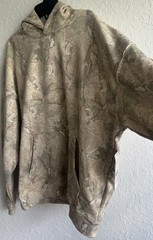Men’s No Boundaries Oversized Fit Light Tree Camo Hoodie M Hunting Casual NWT