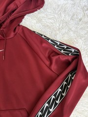 Nike Adult S Deep Red Side Design Hoodie. Great Shape & Quality