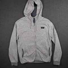 Quiksilver Men’s Keller sherpa Hoodie Light Heather Gray XL
