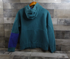 Nike Kyrie Hoodie Mens Large Green Purple Colorblock Pullover Fleece CK6746-300