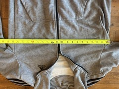 Adidas Sport Essentials Gray Full-Zip Hoodie Size L FREE SHIPPING!