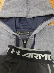 Mens Athletic Lot of 14 Sz XL Under Armour Nike Hoodies Polos Shorts Gym Casual