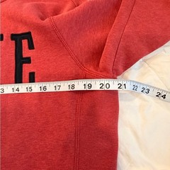 Nike Hoodie Full Zip Red Black Spellout Small S Unisex Mens Womens
