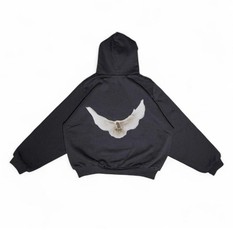 Yeezy Gap Engineered by Balenciaga Shrunken Dove Hoodie Size Large