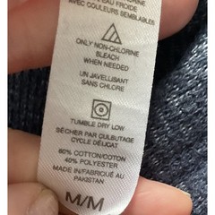 Toboggan Men’s Casual Blue Pullover Hoodie Warm Fall Winter Spring Size Medium