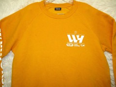 Warhorse Barbell Club Sweatshirt Men’s Size M Medium Yellow Long Sleeve Pullover