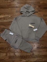 NEW Fear of God Essentials Set Hoodie & Sweatpant Dark Oatmeal Black Size XS-XL
