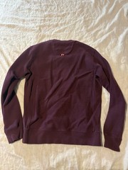 Tracksmith Sweatshirt Mens Medium Plum Burgundy Crewneck Pullover
