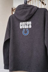 NFL Team Apparel Indianapolis Colts Hoodie Mens Medium Nice CR80 Football
