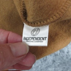 Enthuzst Apparel Co Hoodie Mens XL Brown Fleece Printed USA Back Graphic