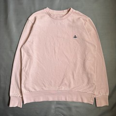 Vivienne Westwood Orb Logo Pink Sweatshirt Men’s Size M Made in Turkey