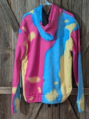 I Am Kenough Barbie Movie Hoodie Mattel Size L Pullover Tie Dye Fleece Lined