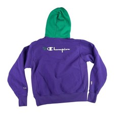 Champion Carrots Hoodie Mens Medium Purple Green Reverse Weave Anwar Streetwear