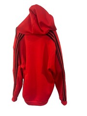 Nike Men’s Red Hoodie | 4Extra Large With Full Zip Front And Zip Pockets.