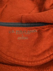 U.S. Polo Assn. Full Zip Hoodie Red Size Large L Men’s Sweatshirt Jacket 24×28