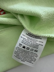 Nike L World Tour Sweatshirt Triple Swoosh Green Logo French Terry Streetwear