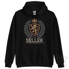 SELLER FANTASY COAT OF ARMS HOODIE novelty parody family name crest