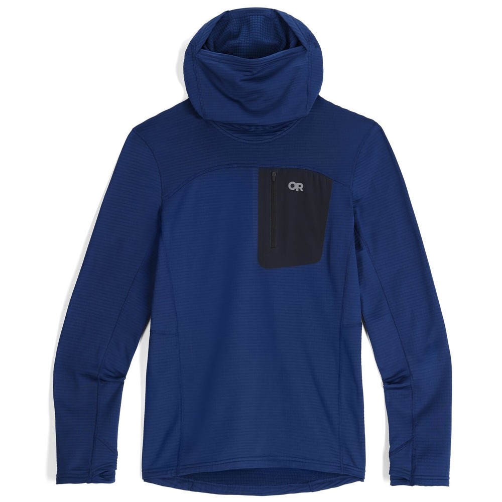Outdoor Research Vigor Grid Fleece Pullover Hoodie Mens NAVY BLUE – NEW NWT!