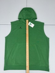 Nike Jordan Jumpman Dri-FIT Green Sleeveless Hoodie $77 DQ7946-388 Pick Size