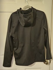 Swiss Tech Hoody Small (34-36) Front Zip 3 Front Zip Pockets 100% Polyester