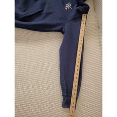 Sport-Tek Navy Pullover Hoodie American Flag Patch Embroidered Logo NWOT Size L