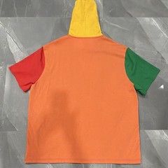 Polo Ralph Lauren Mens Colorblock Fleece Pullover Short Sleeve Hoodie 2XL