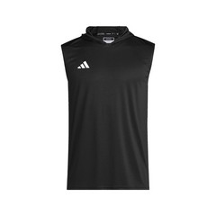 adidas Designed For Training Sleeveless Hoodie Mens Black Casual Outerwear SB115
