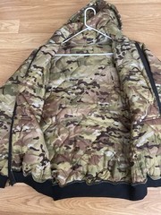 Woobie Hoodie jacket zip up OCP LARGE Light Weight Tactical MULTICAM Military