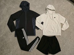 Nike Adidas Under Armour Men’s Size S Shorts Pants Hoodie Jacket Lot 4 Items