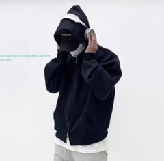New Mens Full Zip Casual Cotton Hooded Coat Pullover Hoodies Casual Sweatshirts