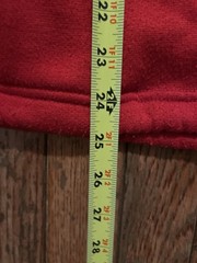 Vintage Bike Quarter Zip Size Large 90s Bicycle Red Fall Winter Bicycle