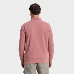 Goodfellow The Vintage Collection 1/4 Zip Berry Pink Sweatshirt — Men’s Medium