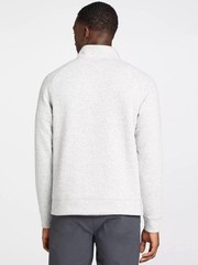 VRST Men’s Recharge Lunar Fleece 1/4 Zip – Color: Light Grey Heather