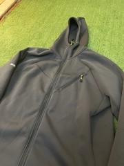 Eastern Mountain Sports Ascent Series Grey Polartec Stretch Hoodie Size XL