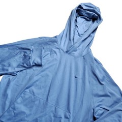 Nike Blue Primary NanoKnit Dri-FIT UV Protection Pullover Hoodie Men’s Medium