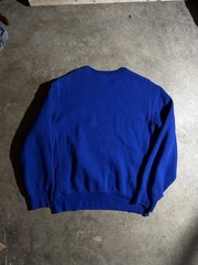 Vintage 90s Polo Ralph Lauren Sweatshirt Mens Size Large Blue W/ Orange Horse