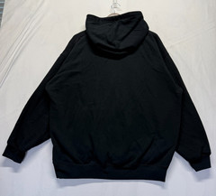 Pro Club Heavyweight Hoodie Mens XL Black Cotton Fleece Lined Ribbed Pullover