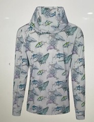 PSYCHO TUNA MEN’S NAVIGATION UV PROTECTION TACTICAL HOODIE SIZE S