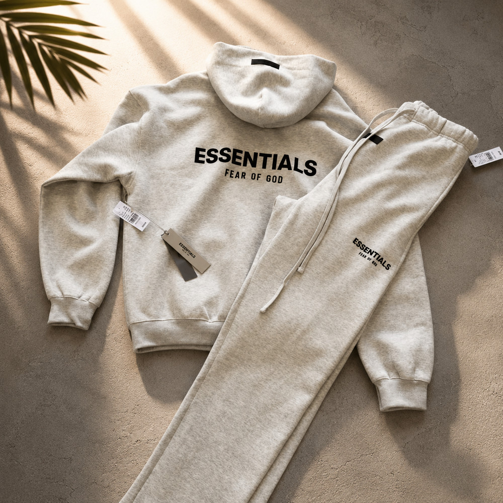 Essentials Fear of God light oatmeal SET