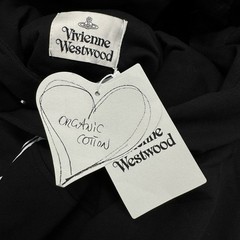 Vivienne Westwood Hoodie Spray Orb Pullover Men Size Medium Black Organic Cotton