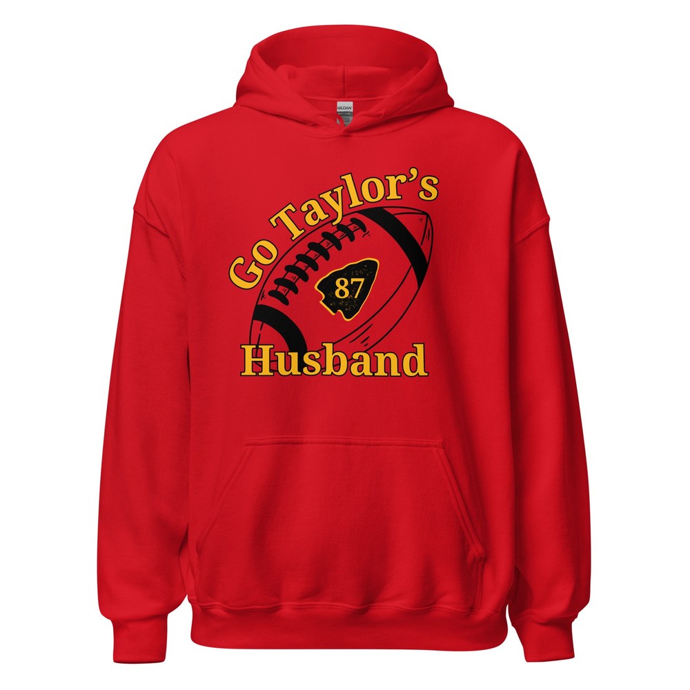 Go Taylor’s Husband Football Chiefs Funny Unisex Hoodie S,M,L,XL,2X,3X,4X